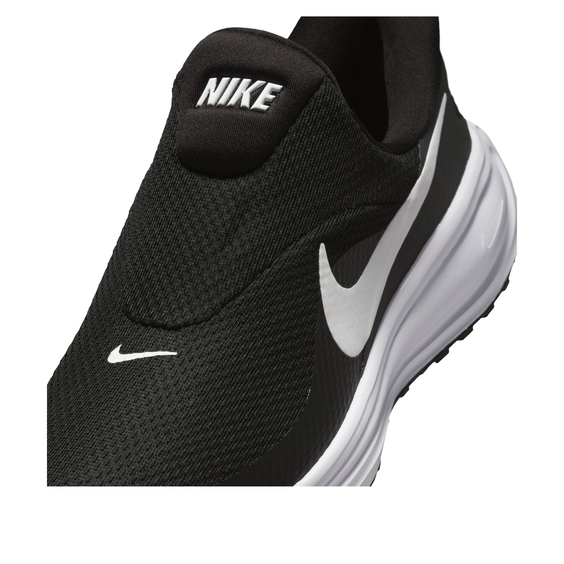 (WMNS) Nike Revolution 8 Easyon 'Black White Wolf Grey'  HQ2415-001