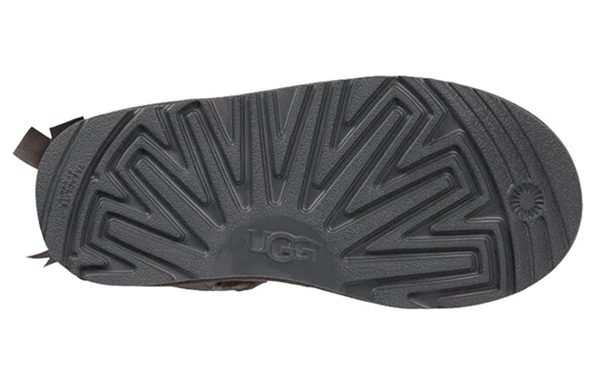 (GS) UGG Bailey Bow II Boot 'Grey' 1017394K-GREY