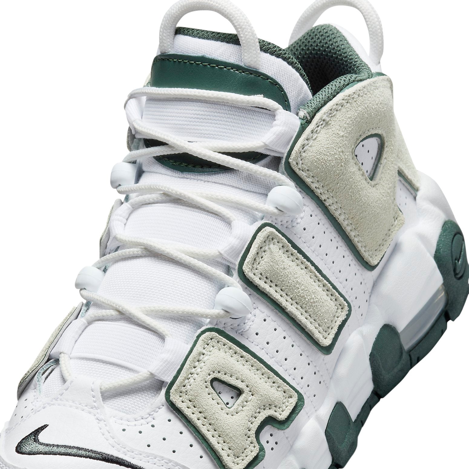 (GS) Nike Air More Uptempo 'White Vintage Green' FQ1938-100