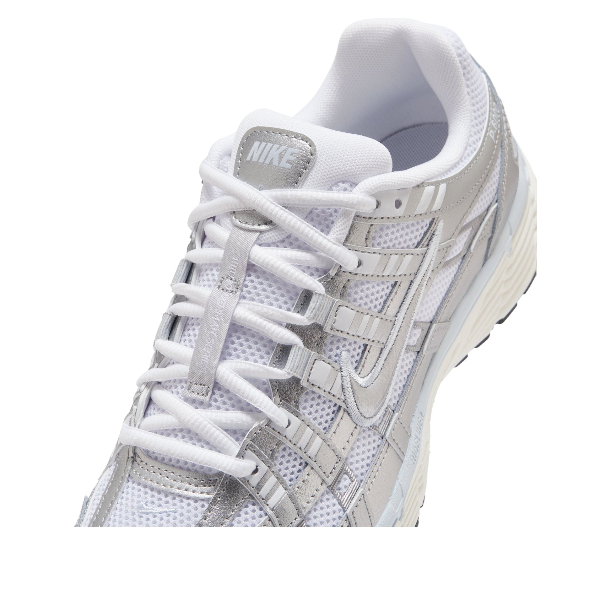 (WMNS) Nike P-6000 'Silver White Beige' BV1021-106