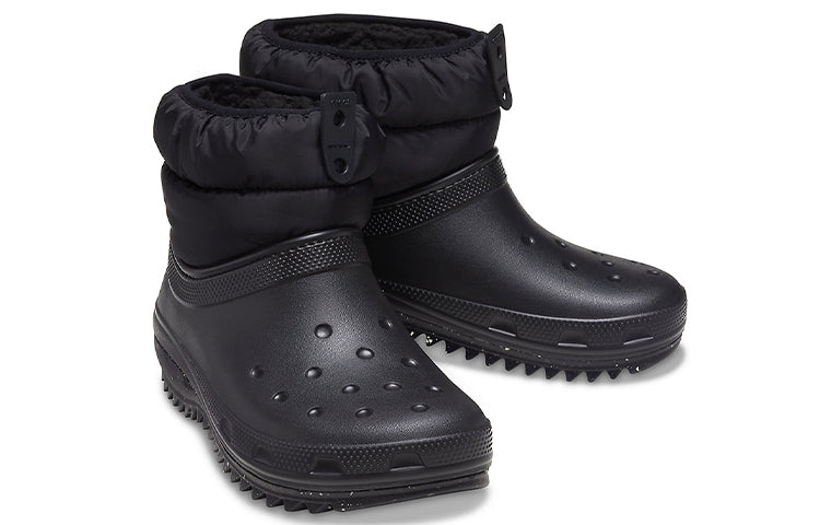 (WMNS) Crocs Classic Neo Puff Shorty Boots 'Black' 207311-001