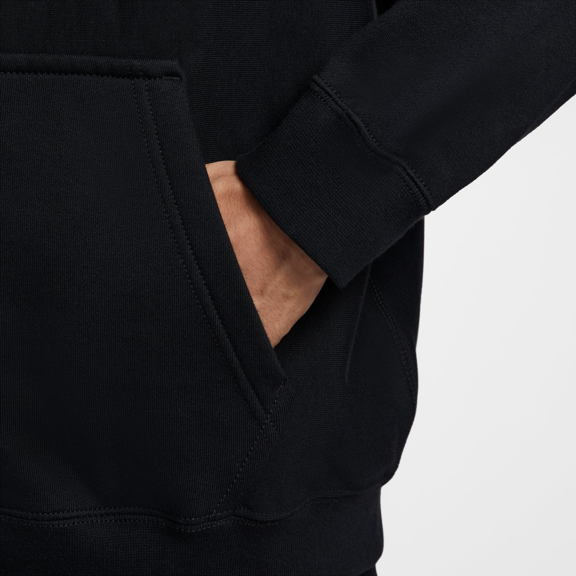 Nike Solo Swoosh Full-Zip Fleece Hoodie 'Black' HV1085-010