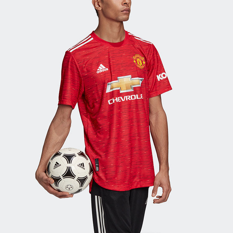 adidas AU Player Edition 20-21 Season Manchester United Home Sports Jersey Red GC7957