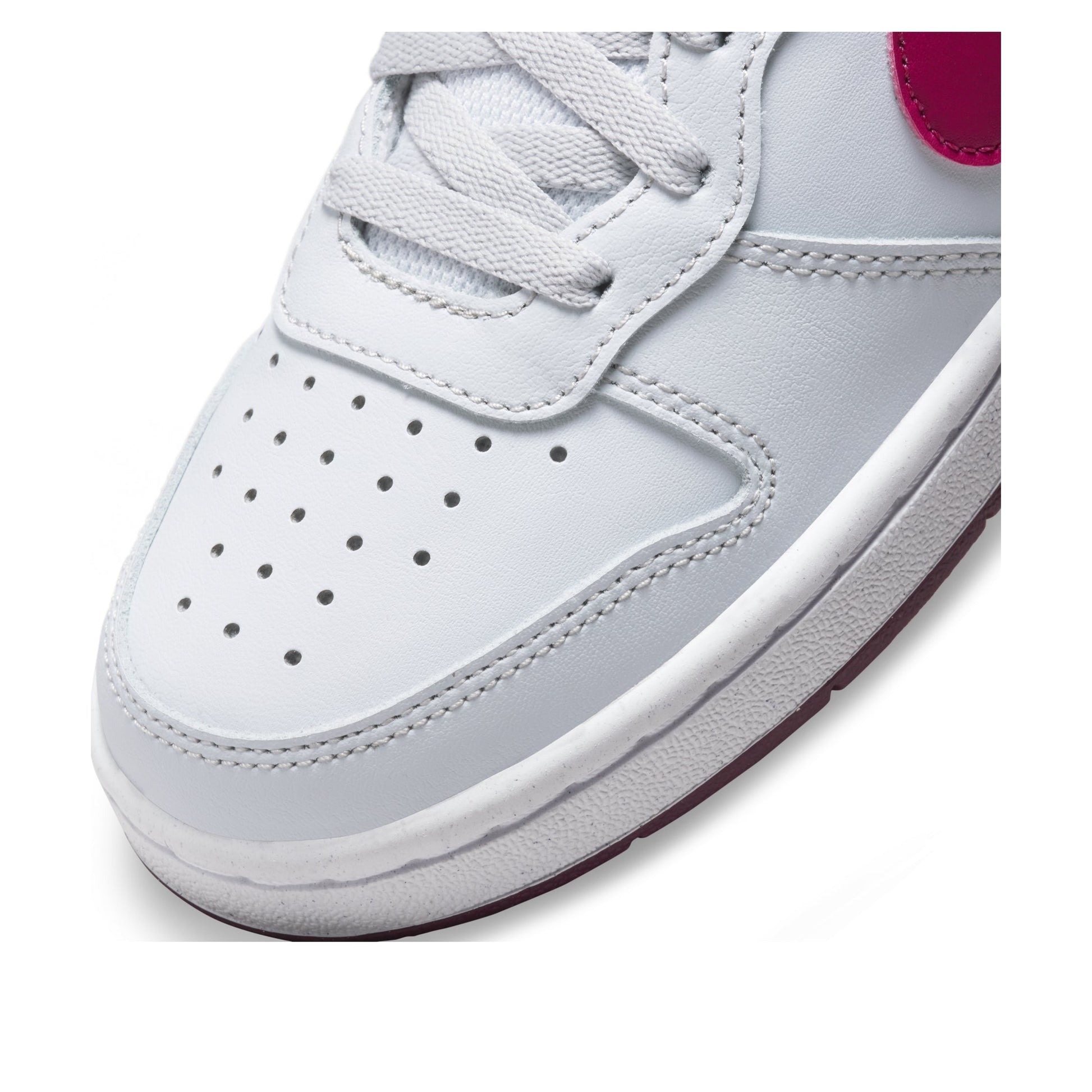 (GS) Nike Court Borough Low 2 'Pure Platinum Pink Prime' BQ5448-015