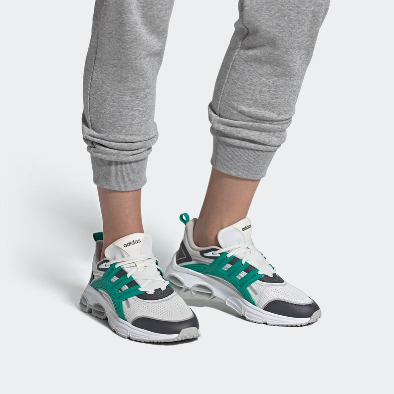 adidas neo Quadcube CC 'Black White Green' FW7177