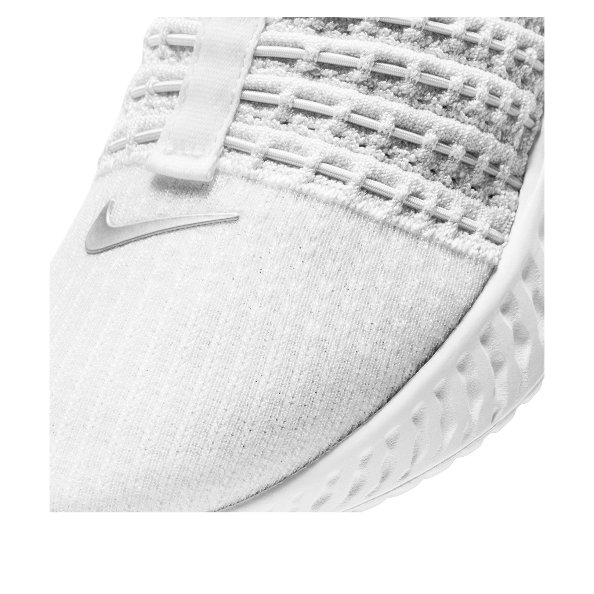 (WMNS) Nike React Phantom Run Flyknit 2 'True White Silver' CJ0280-100