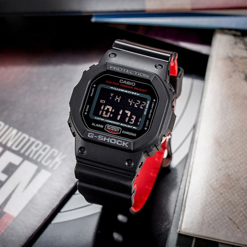 CASIO G-Shock Square 'Black' DW-5600HR-1&BGD-560-4