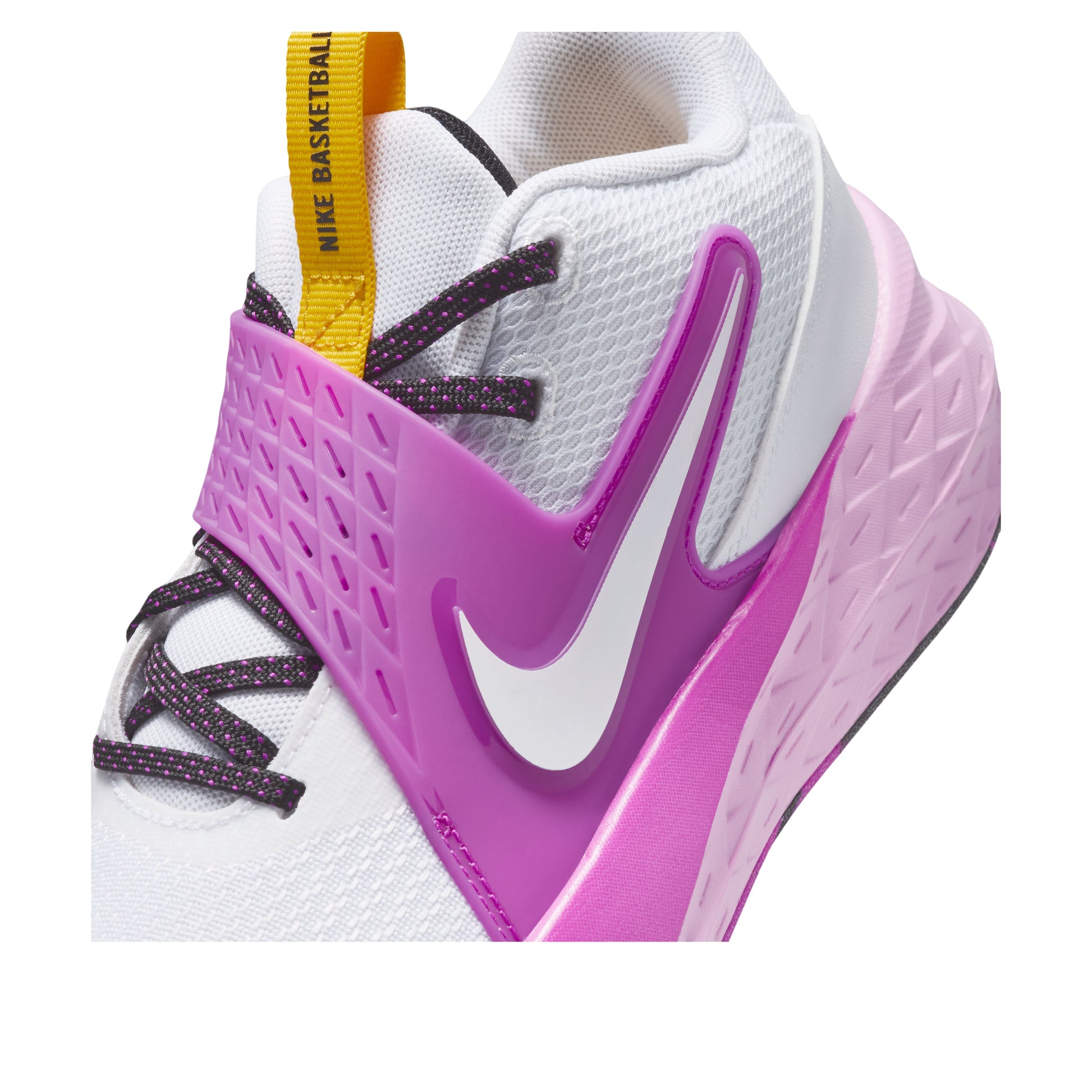 (GS) Nike Team Hustle D 12 'White Vivid Purple' HF6279-103