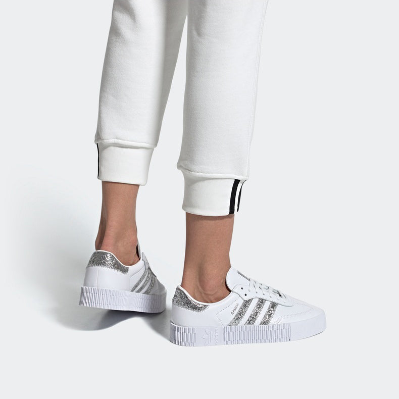 (WMNS) adidas Sambarose 'White Silver' FX3819