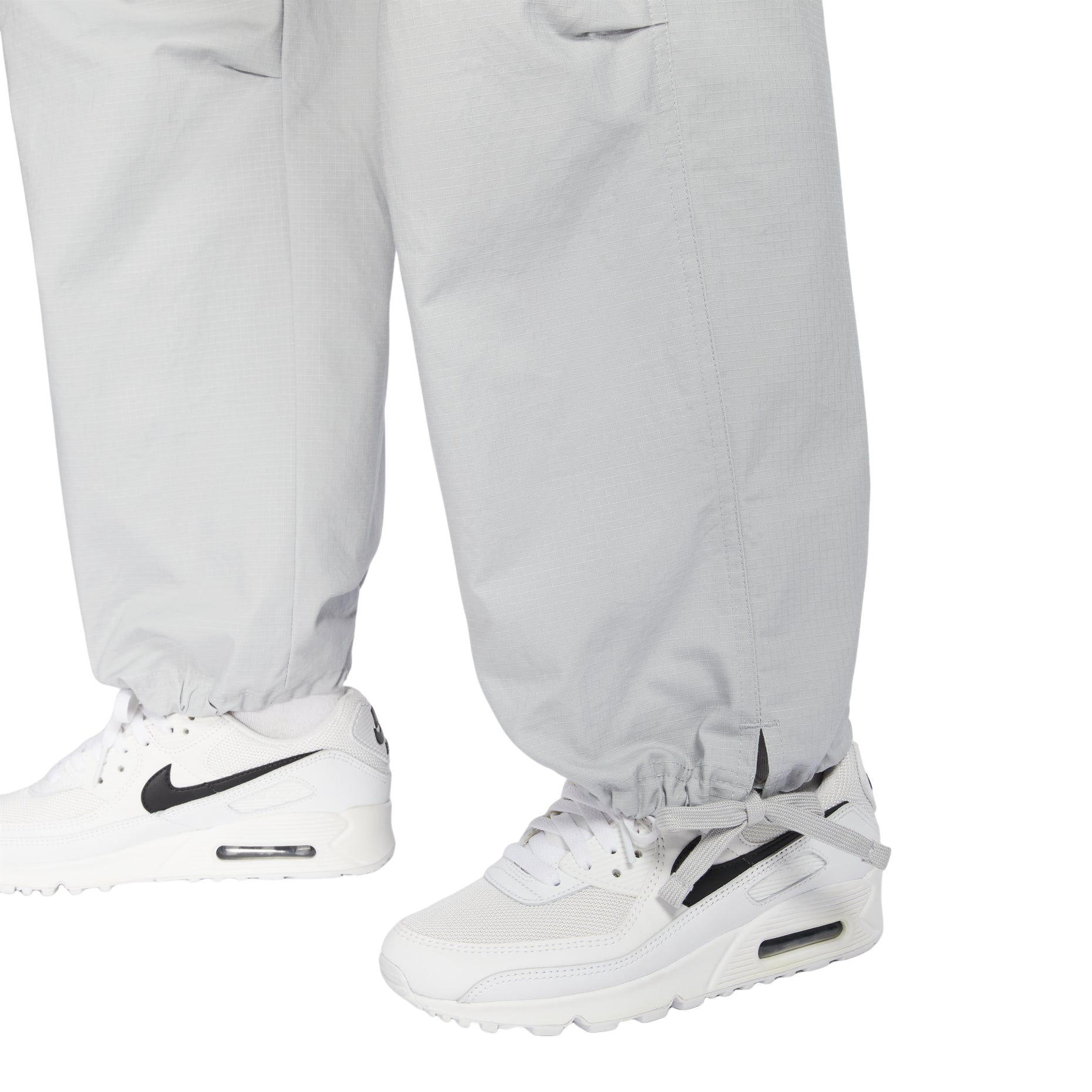 (WMNS) Nike Sportswear Mid-Rise Oversized Cargo Pants Asia Sizing 'Light Smoke Grey' FV7521-077