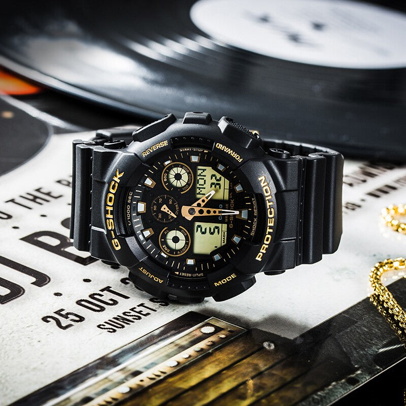 CASIO G-Shock Analog-Digital 'Black' GA-100GBX-1A9