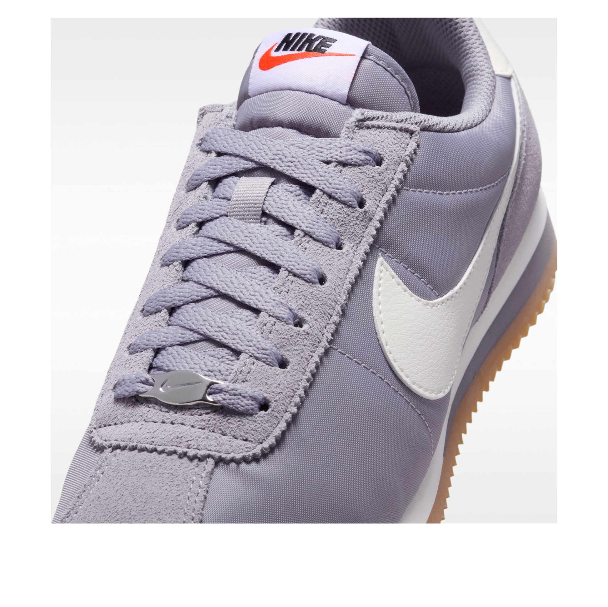 (WMNS) Nike Cortez Textile 'Cement Grey Gum Light Brown Safety Orange Sail' DZ2795-005
