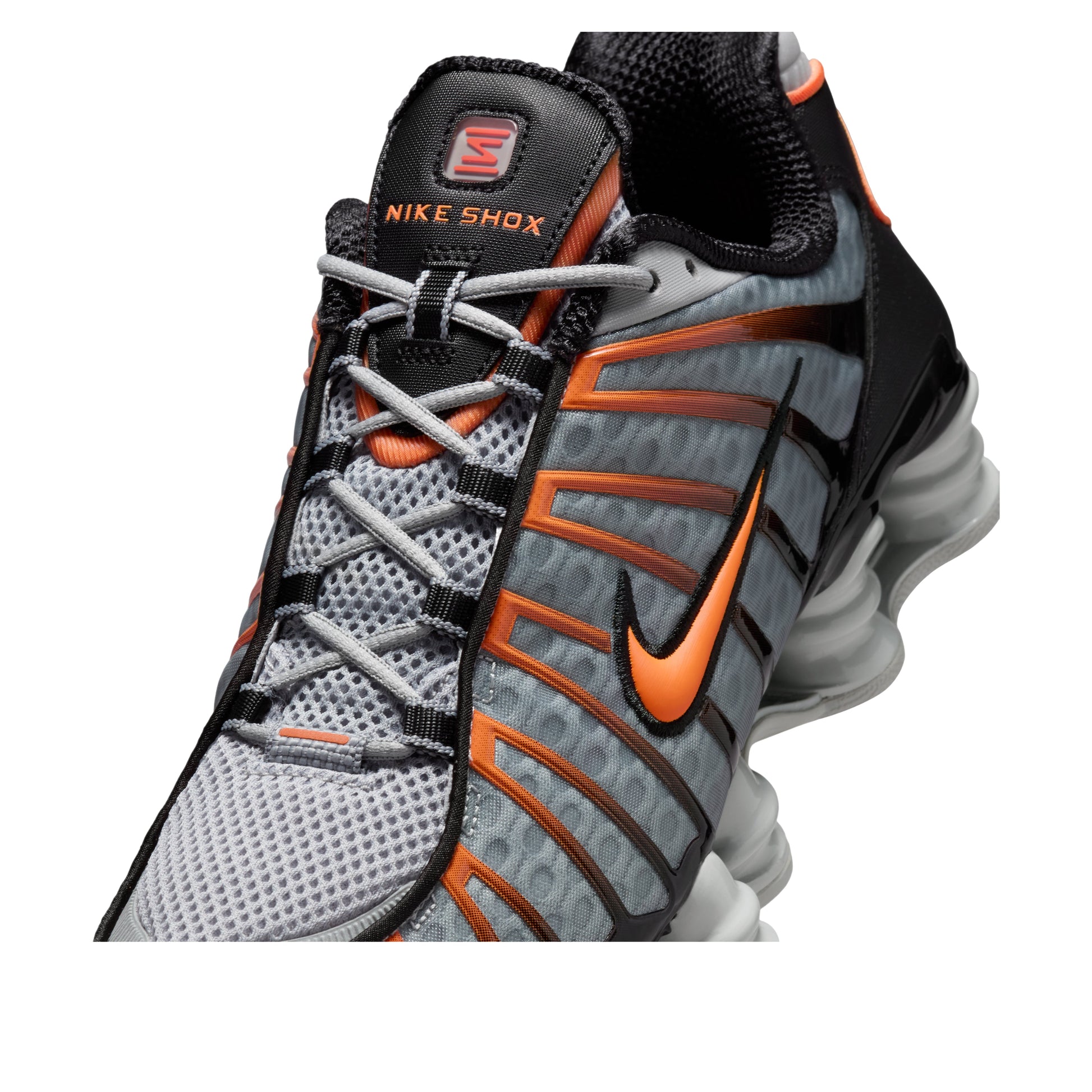 Nike Shox TL 'Light Smoke Grey Black Bright Mandarin' AV3595-011