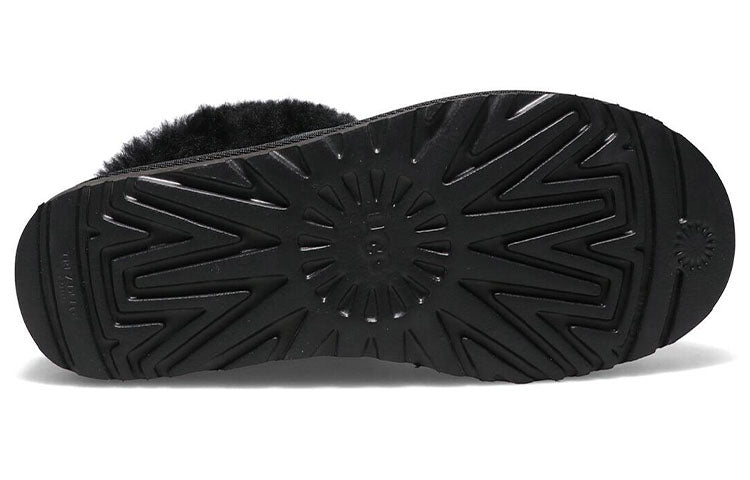 (WMNS) UGG Classic Ultra Mini Fluff 'Black' 1122390-BLK
