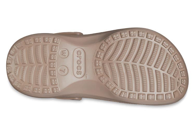 (WMNS) Crocs Classic Platform Lined Clogs 'Mushroom' 207938-195