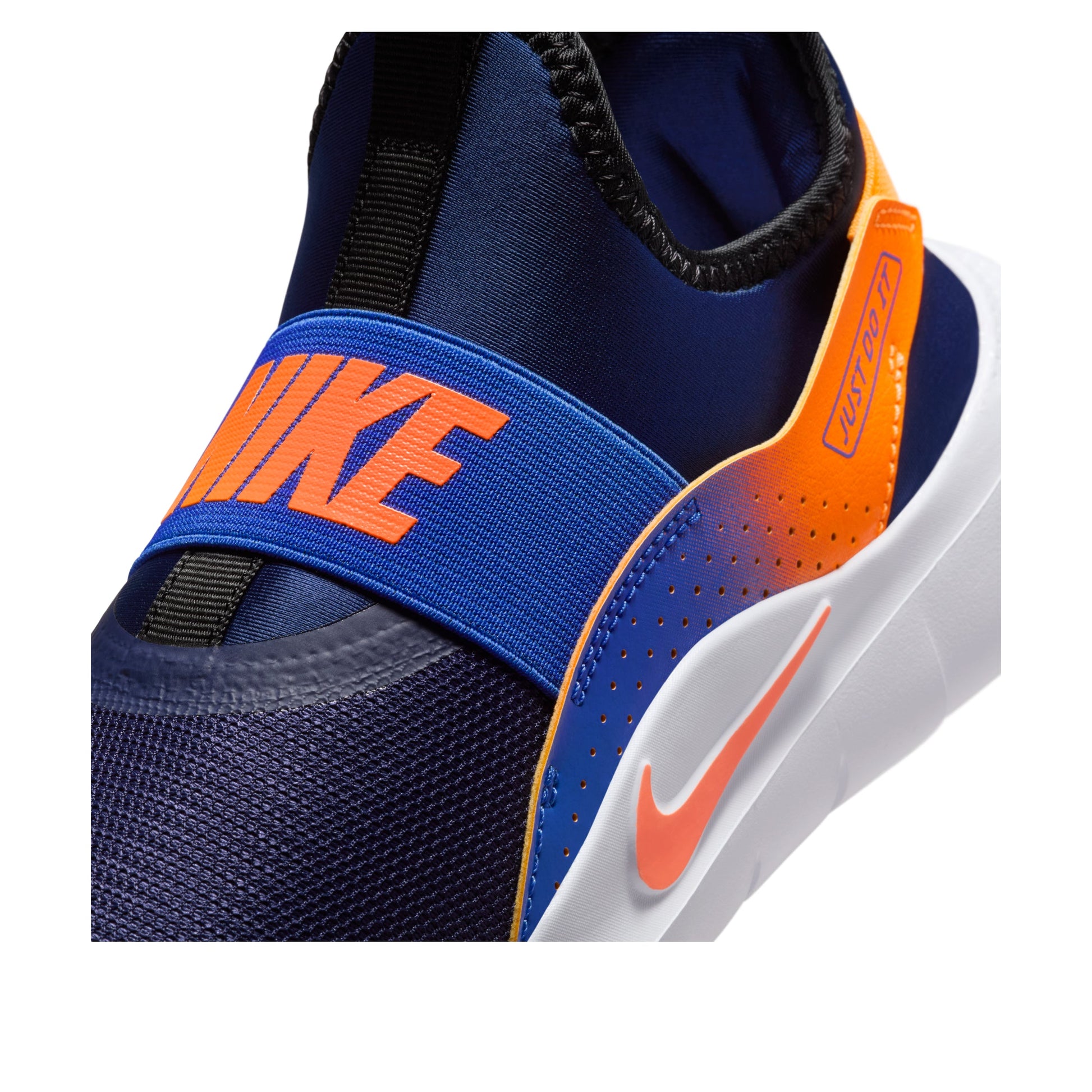 (GS) Nike Flex Runner 4 'Midnight Navy Total Orange Royal' IF2893-401