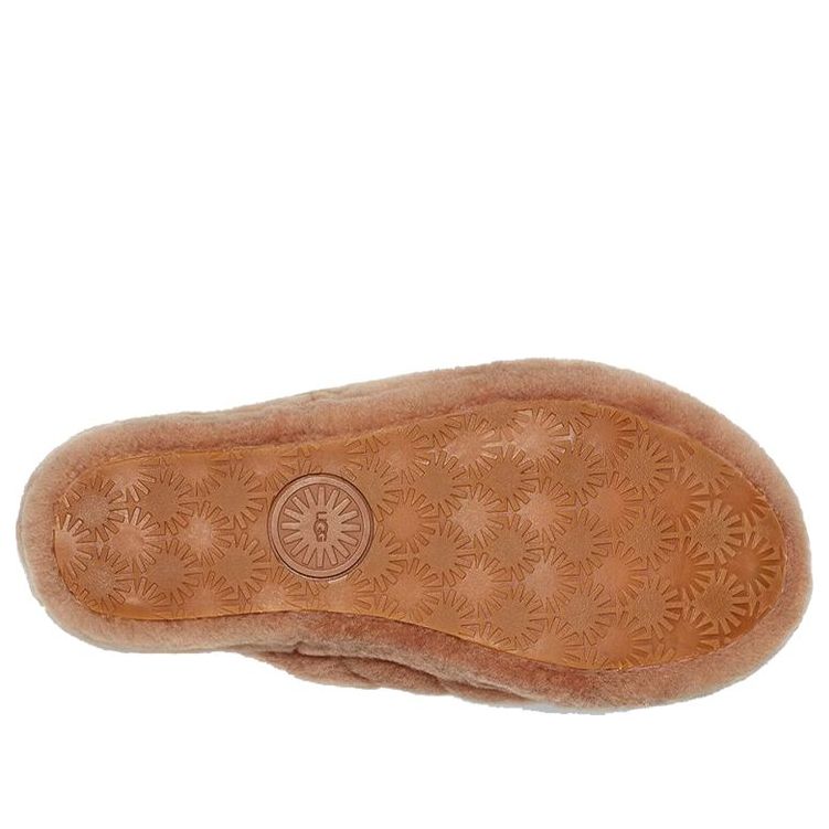 (WMNS) UGG Fluff Yeah Slides 'Chestnut' 1095119-CHE