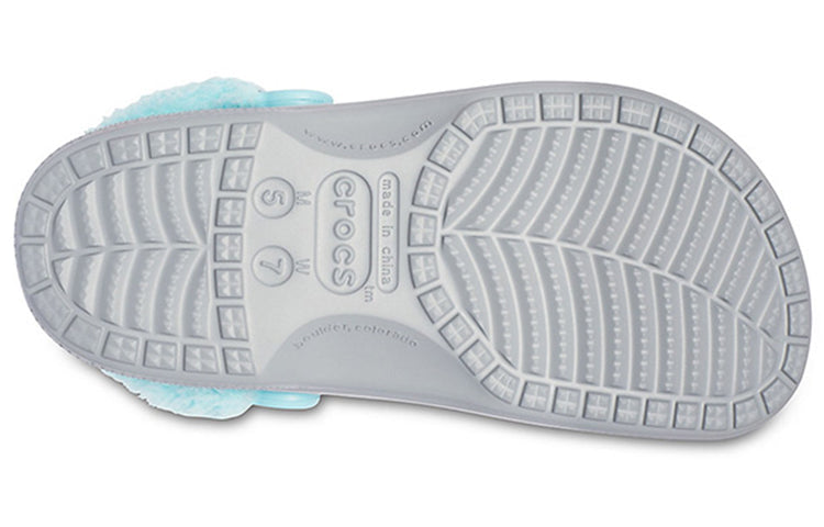 Crocs Classic Clog Stay Warm Fleece Lined 'Gray Blue' 206633-0IG
