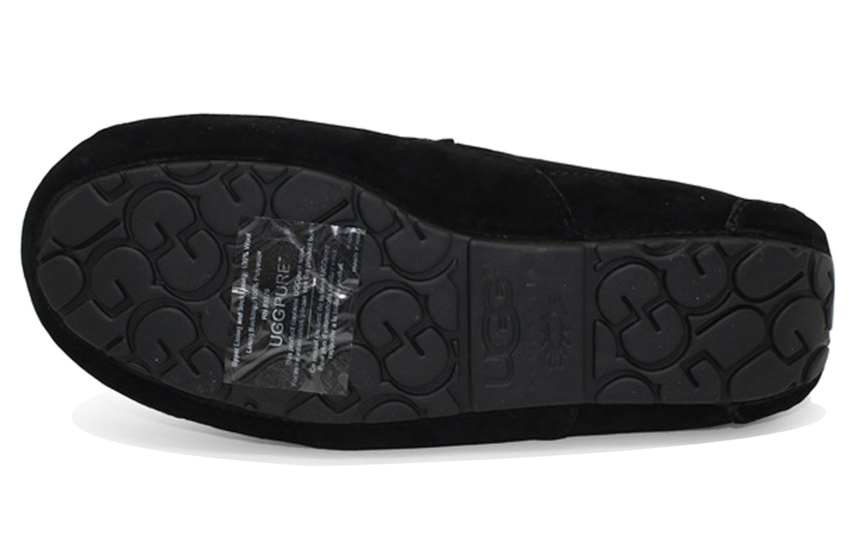 UGG Ascot Leather Slipper 'Black' 5775-BLK