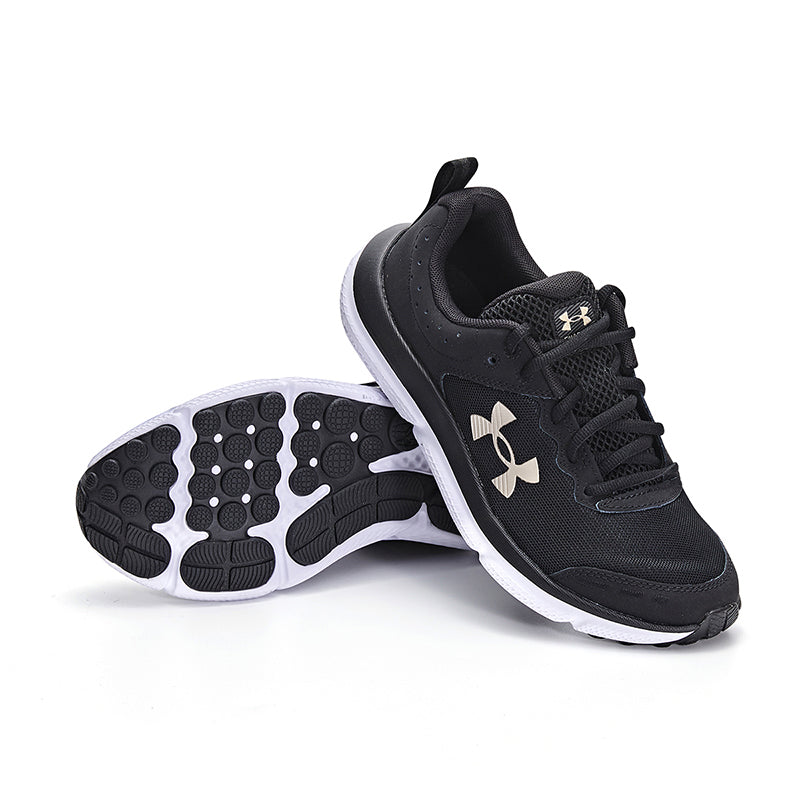 (GS) Under Armour Assert 10 AC 'Black Metallic Gold' 3026189-001