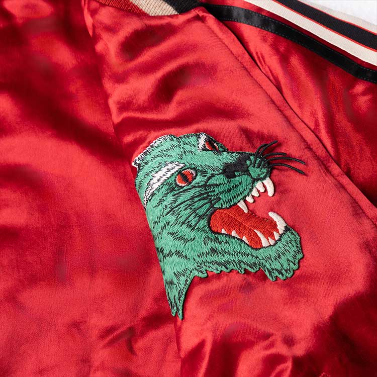 Gucci Reversible Acetate Bomber Jacket 'Black Red' 538282-ZAAJ3-1049