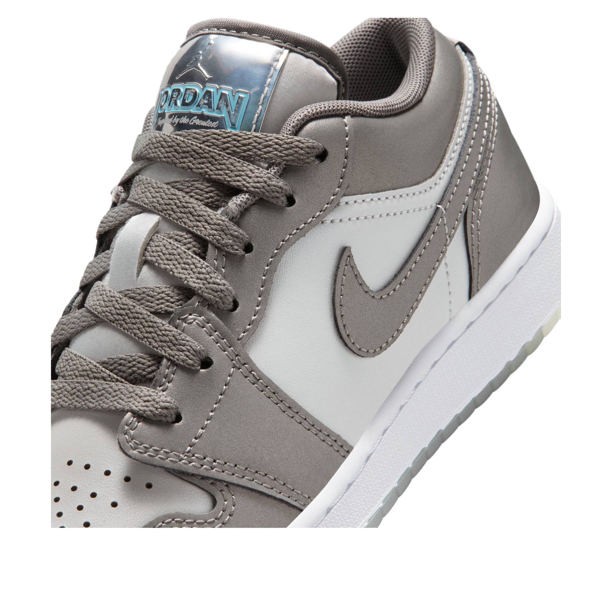 (GS) Air Jordan 1 Low SE 'Flat Pewter Blue Chill'  HV4398-014