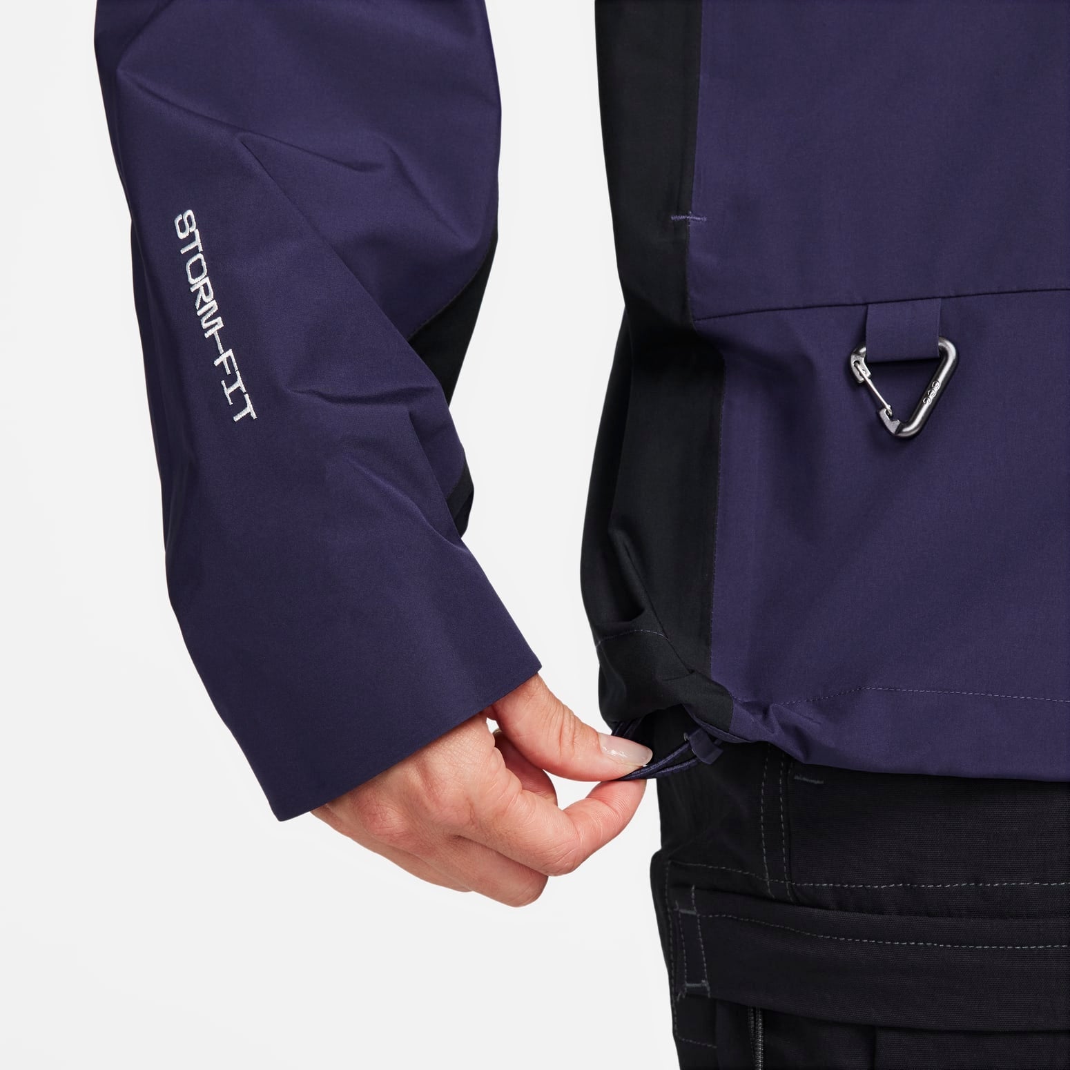(WMNS) Nike ACG Cascade Rain Jacket 'Purple Ink Black' DV9522-555