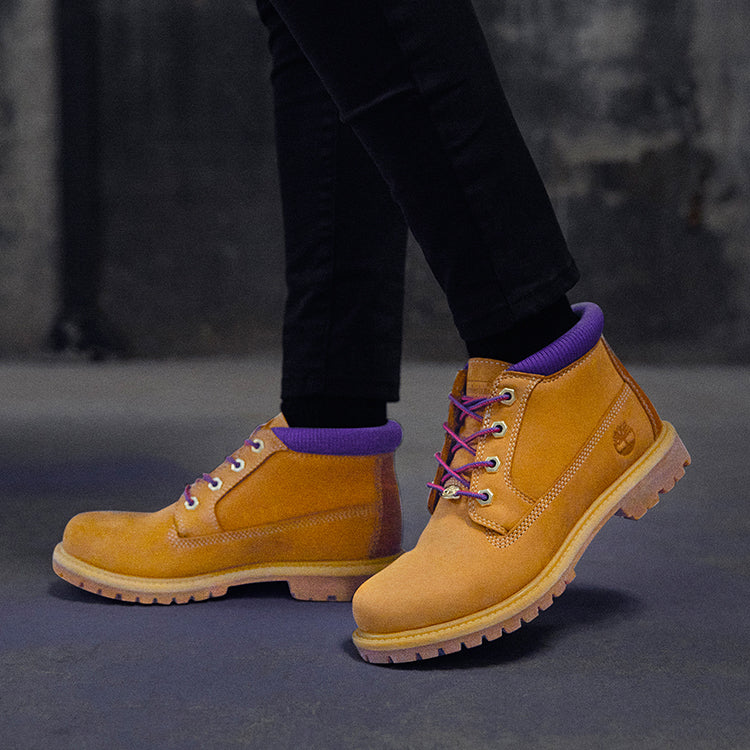 (WMNS) Timberland Nellie Waterproof Chukka Boots 'Wheat Purple' A2JSJW