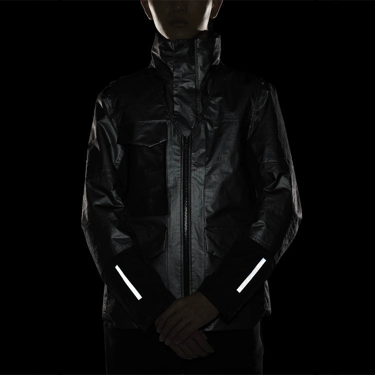 Nike Nsw Tech Pack Stay Warm Athleisure Casual Sports Windproof waterproof Jacket Metallic Silver Goldsilver CK0698-095
