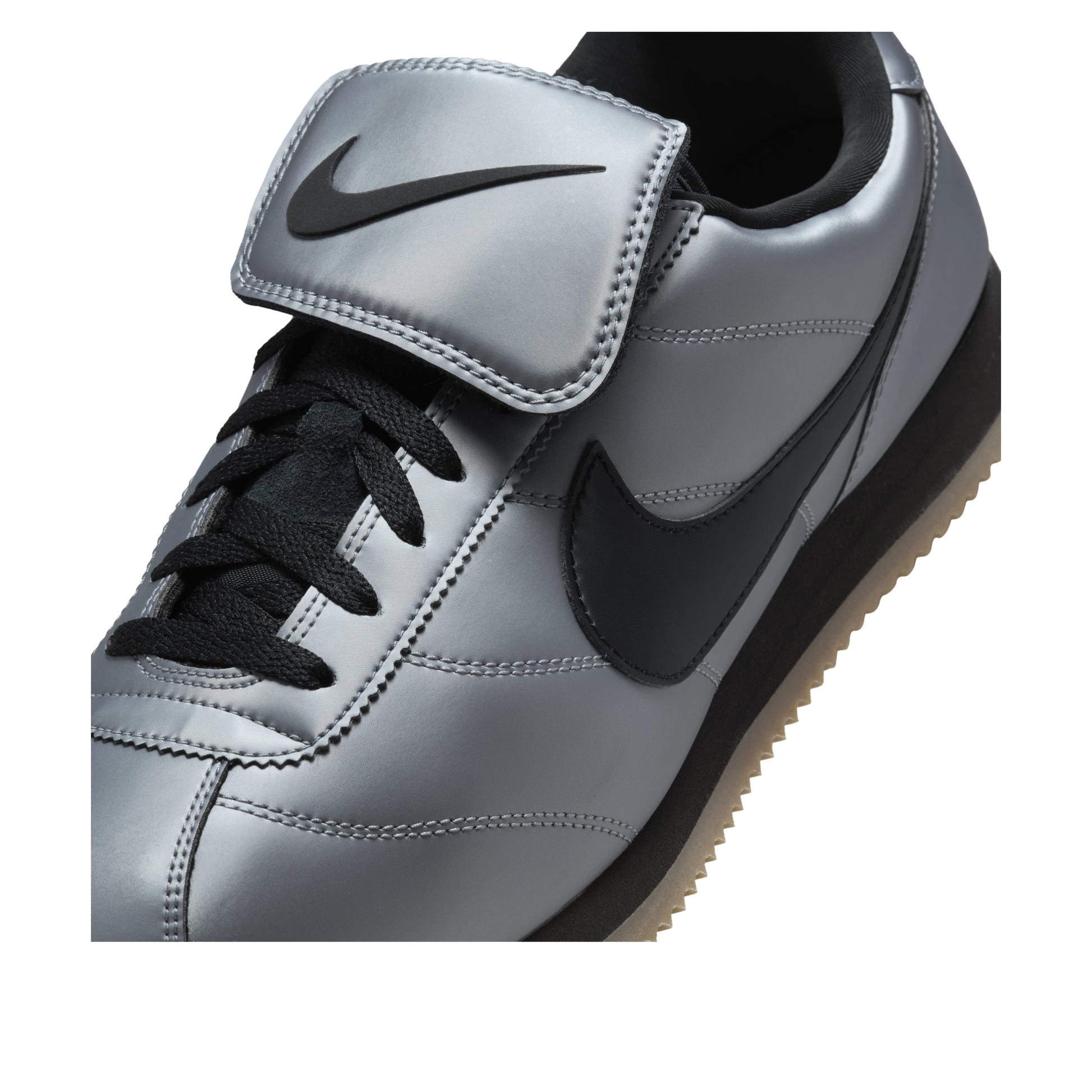 Nike Cortez Leather SE 'Metallic Cool Grey Black' HQ3490-099