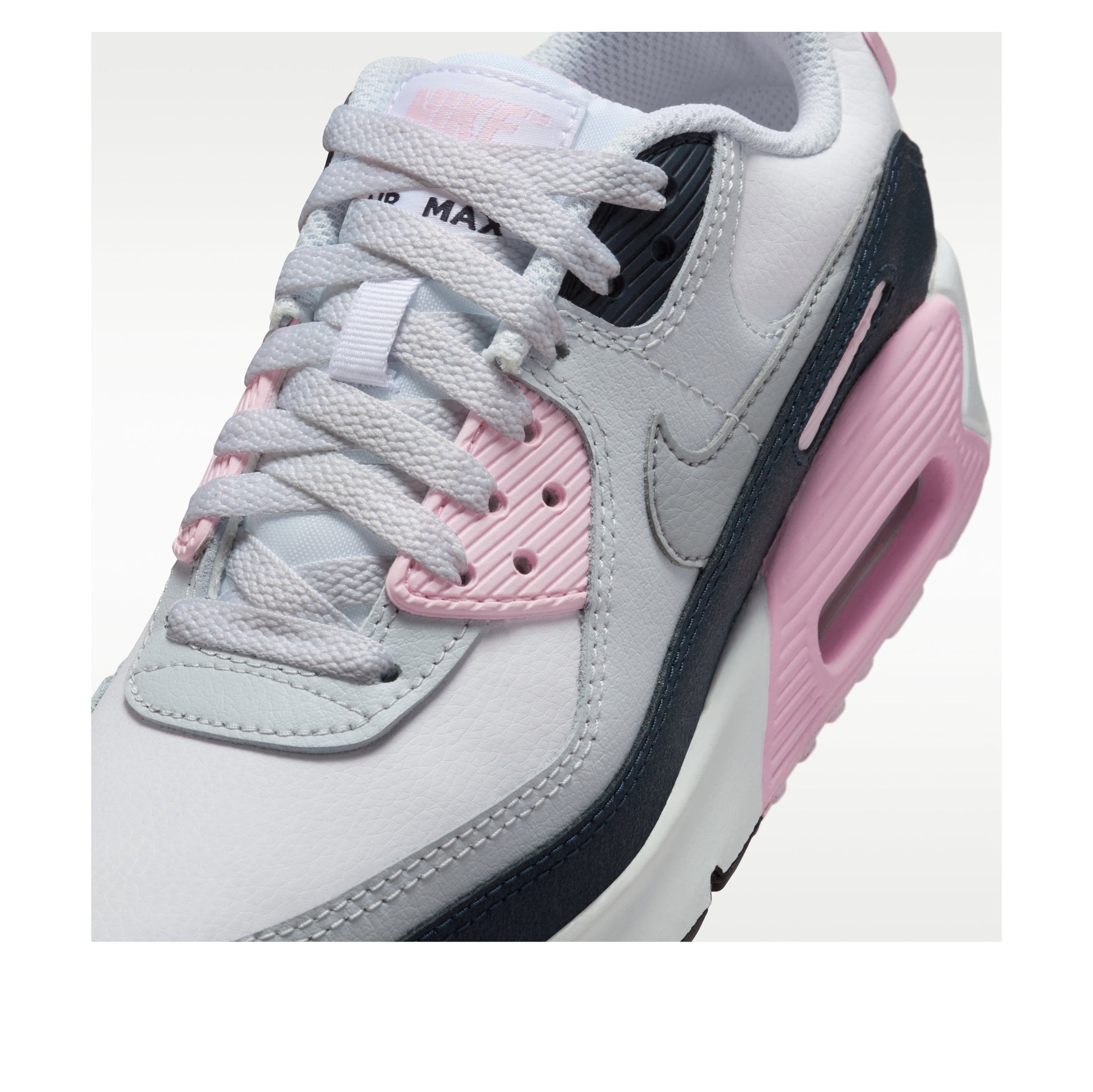 (GS) Nike Air Max 90 LTR 'White Pink Foam Grey' CD6864-134