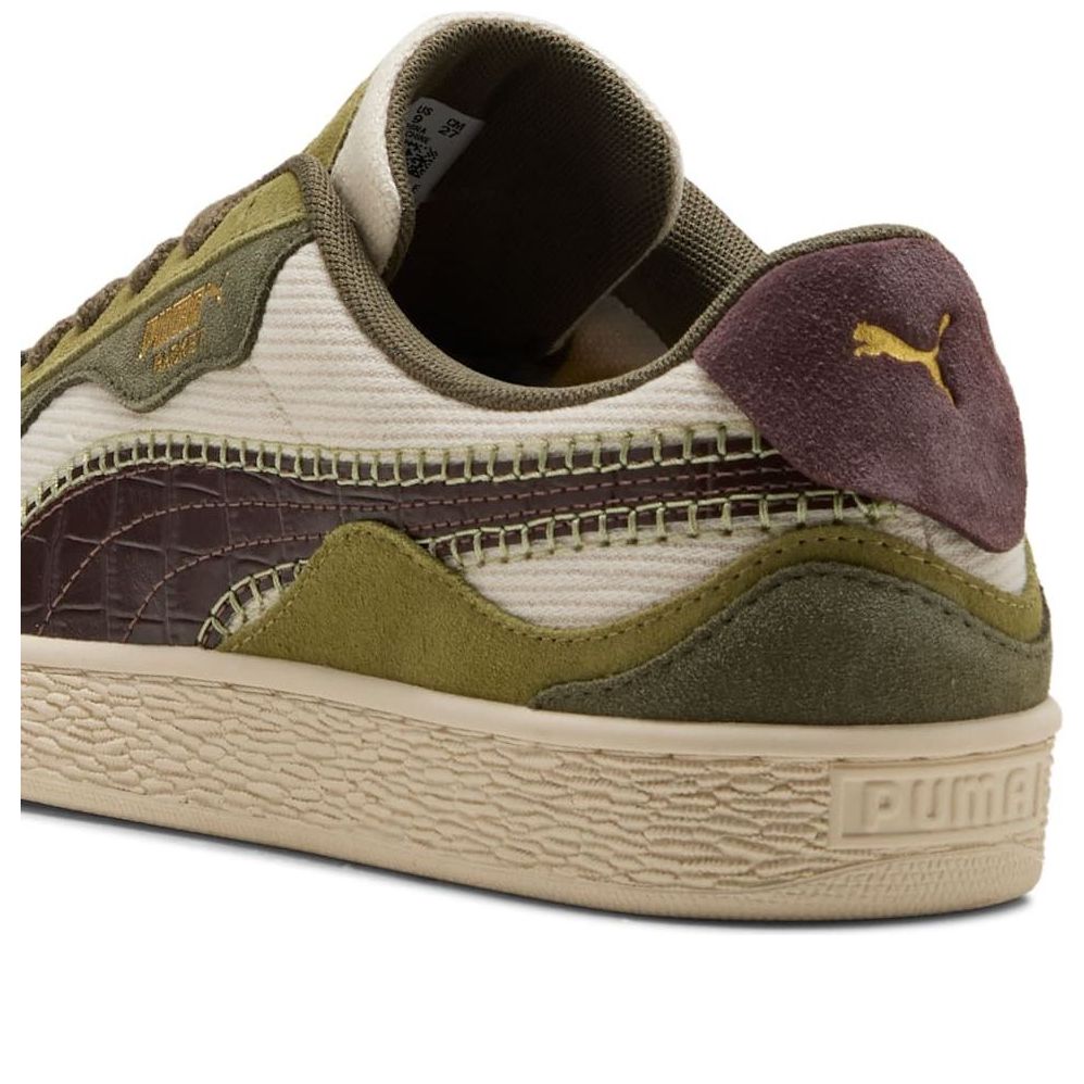 PUMA Basket Trippy Camo 'Alpine Snow Loden Green Chocolate Brown' 408345-01