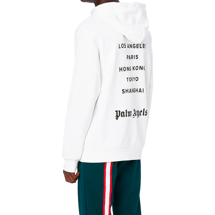 Men's PALM ANGELS Hong Kong Slogan White PMBB003S206360530120
