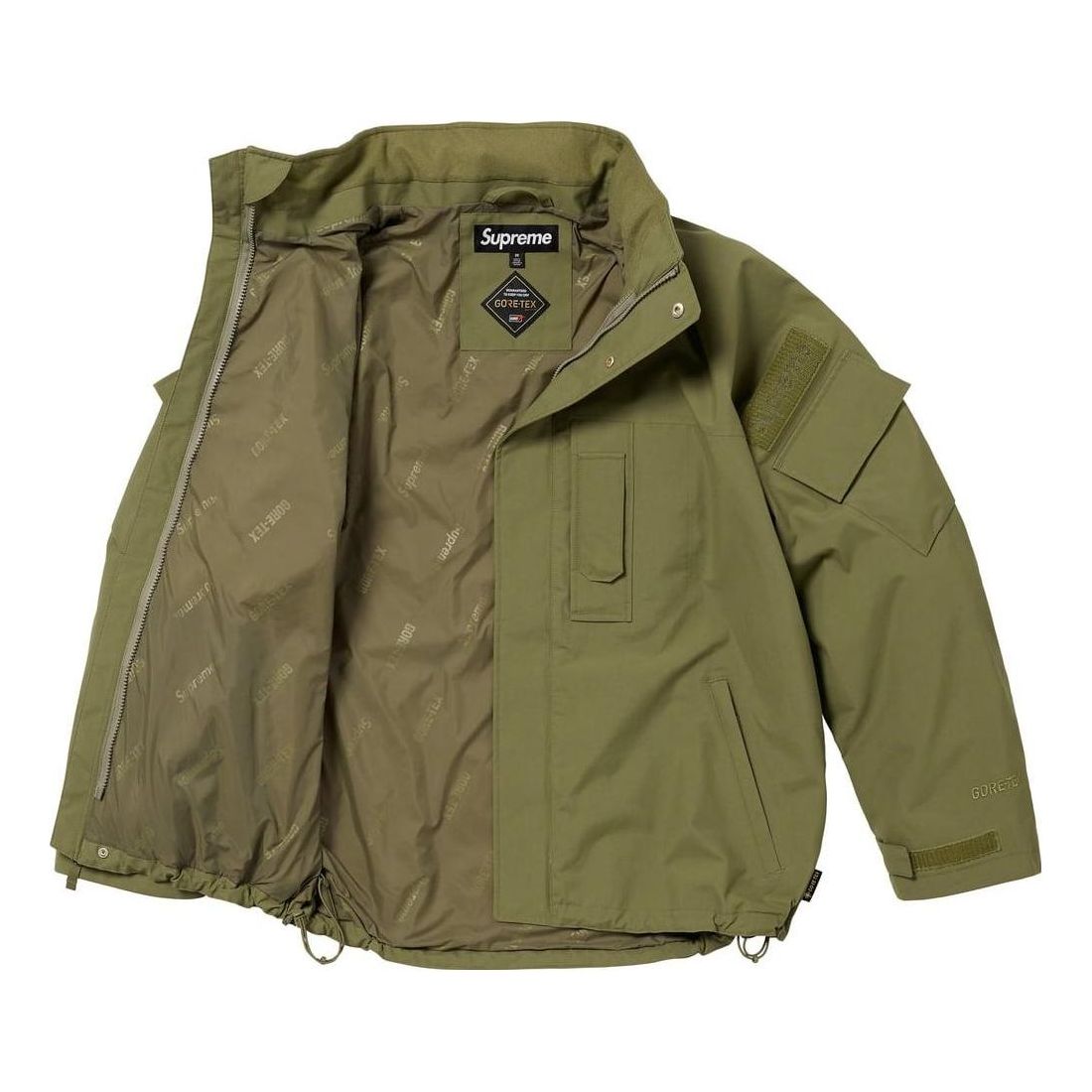 Supreme 2-In-1 GORE-TEX Polartec Liner Jacket 'Olive Green Multi-Color' SUP-FW23-014