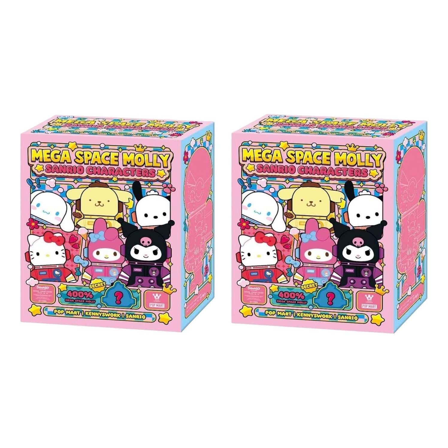 Pop Mart Mega Space Molly Sanrio Characters 400% Sealed Case (2 Blind Boxes) PPMT-2410-0203-755216021