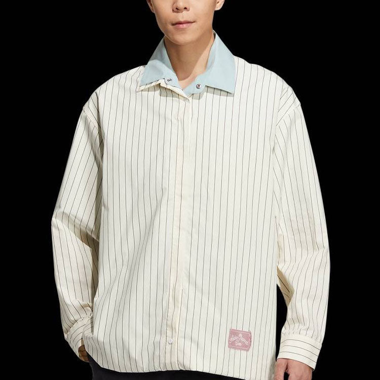 adidas originals x UMAMIISM Crossover Logo Printing Long Sleeves Blue Shirt HR6446