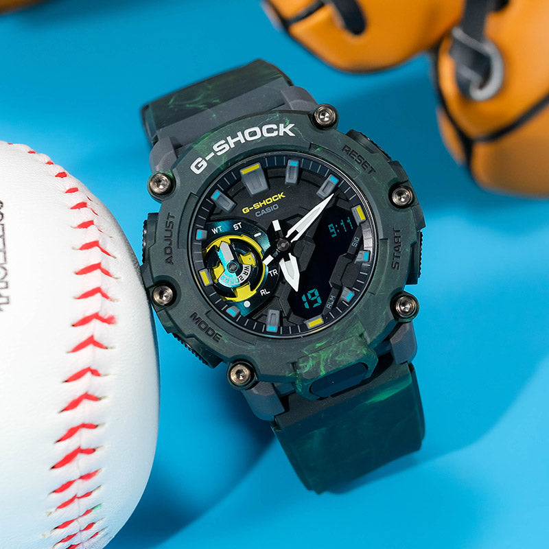 CASIO G-Shock Analog-Digital 'Green' GA-2200MFR-3APR