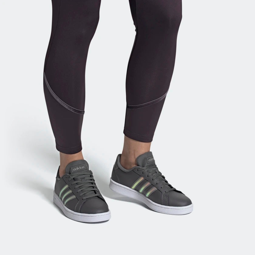 (WMNS) adidas neo Grand Court 'Grey White' FW3735