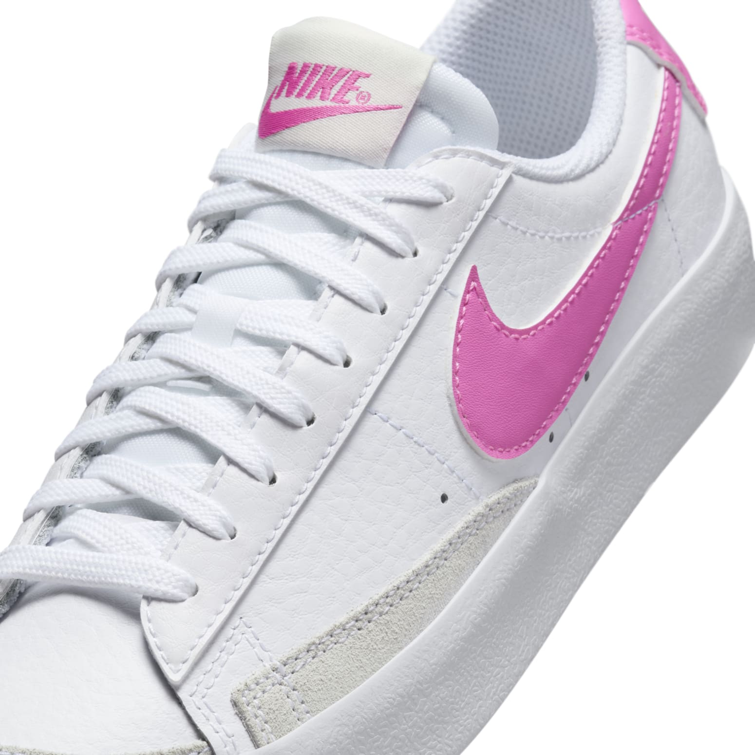 (GS) Nike Blazer Low '77 'White Playful Pink' DA4074-125