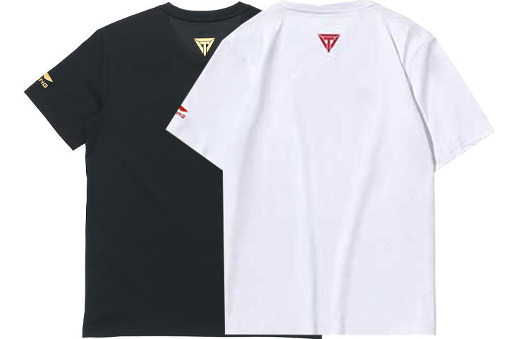 Li-Ning Graphic T-shirt 'Black Gold' AHSR661-2