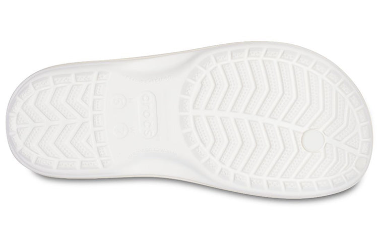 Crocs Crocband Printed Flip Flops 'White Tan' 205943-94S