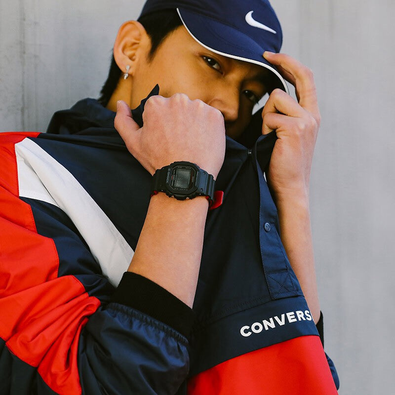 CASIO G-Shock Square 'Black' DW-5600HR-1&BGD-560-4