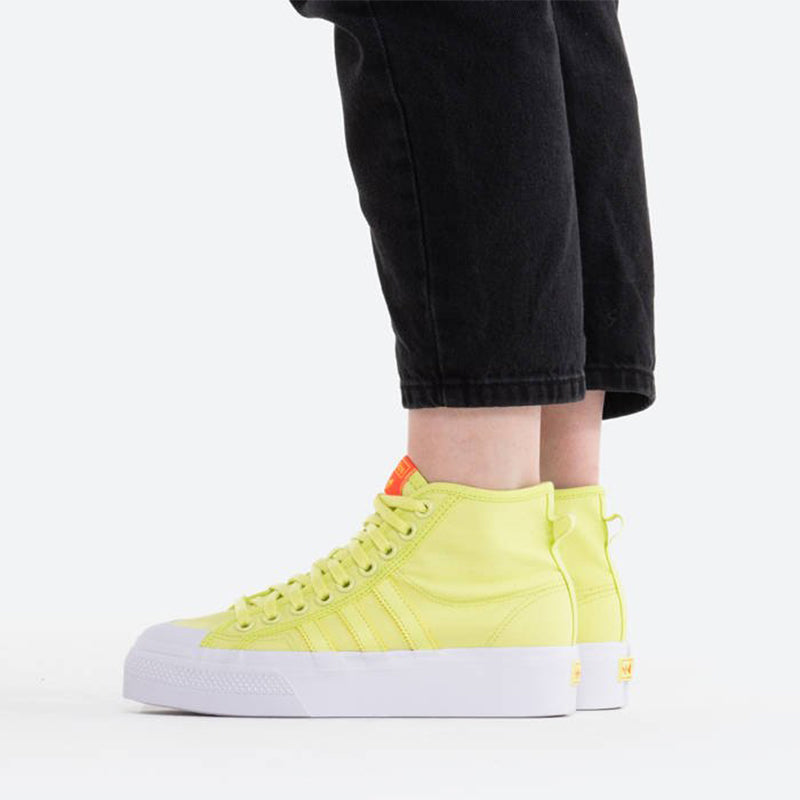 (WMNS) adidas Nizza Platform Mid 'Yellow' FY7580