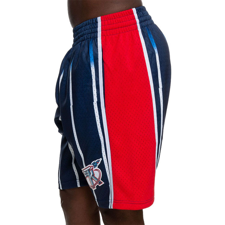Mitchell & Ness NBA Swingman Shorts Houston Rockets Road 1996-97 'Navy White' SMSHGS18234-HRONAVY96