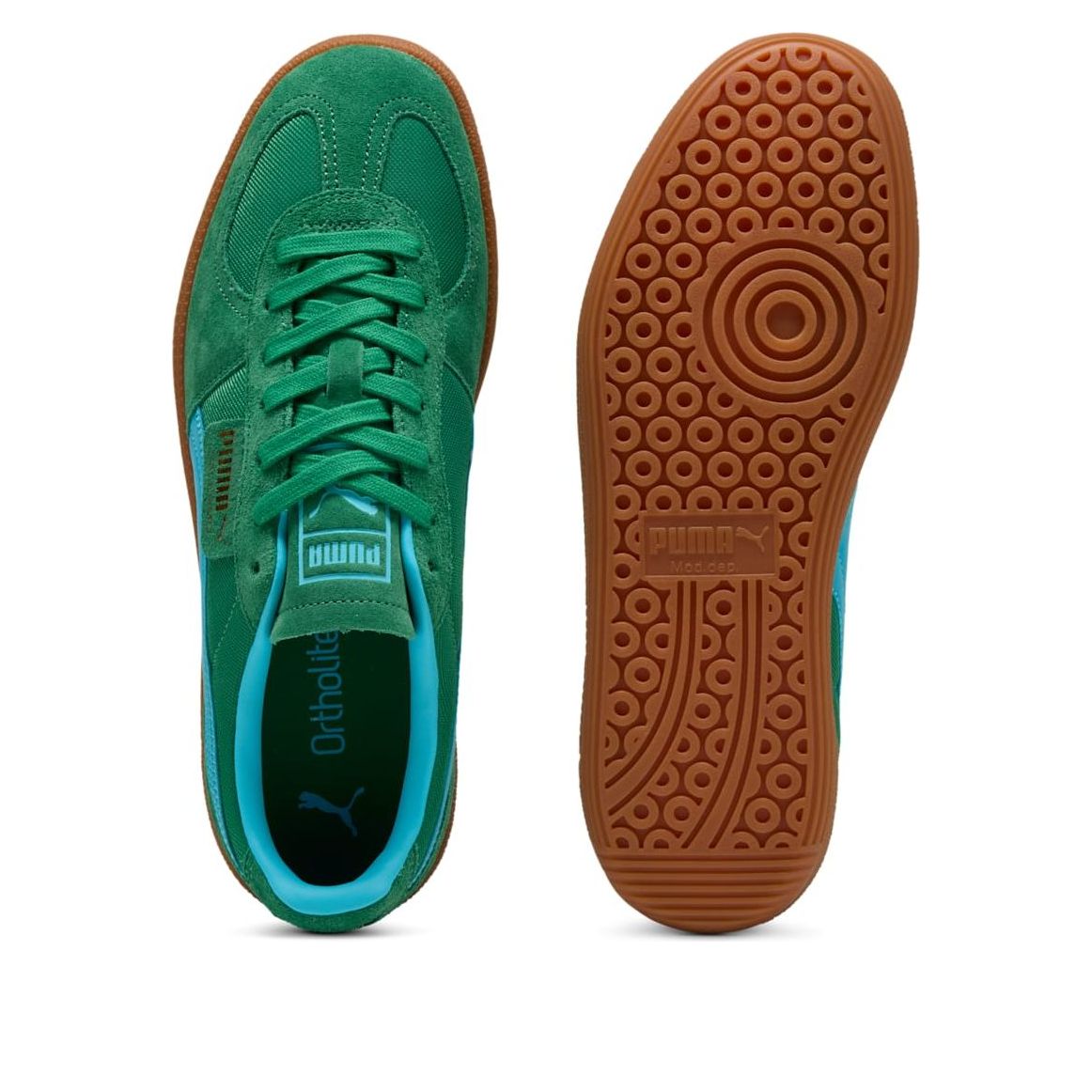 PUMA Palermo Vintage Update 'Archive Green Bright Aqua' 401364-01