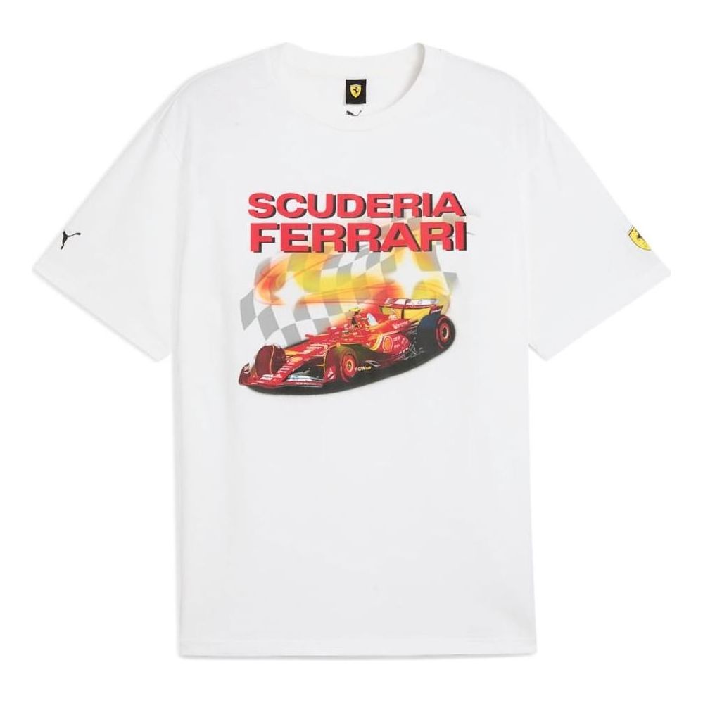 PUMA x Scuderia Ferrari Las Vegas Motorsport T-Shirt 'PUMA White' 635995-04