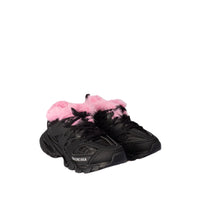 Balenciaga Track Faux Fur-Lined Sneakers