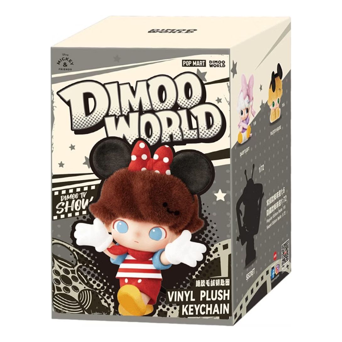 Pop Mart Disney Dimoo World Vinyl Plush Pendant Sealed Case (1 Blind Box)  PPMT-2503-0020-820188273