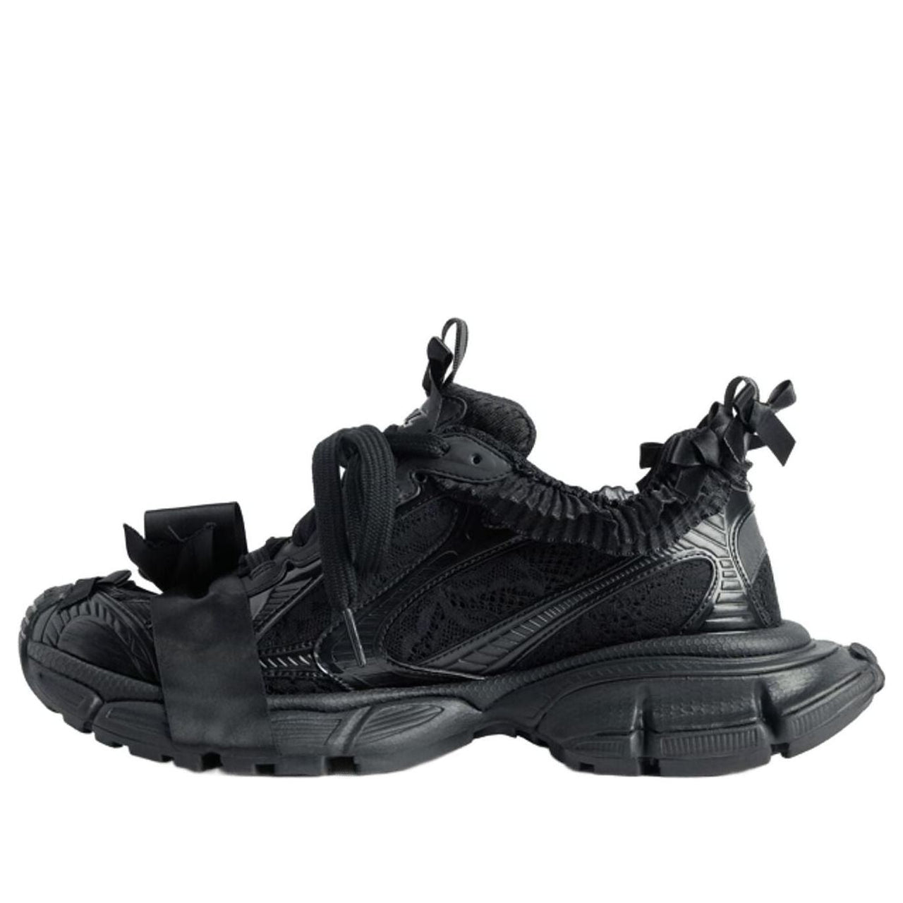 (WMNS) Balenciaga 3xl Lace Sneaker 'Black' 832994WXLMC1000