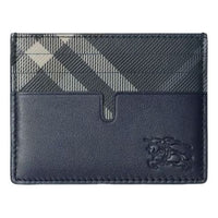 Burberry 26 Tall Pop Check Card Case 'Midnight Blue' 81189201